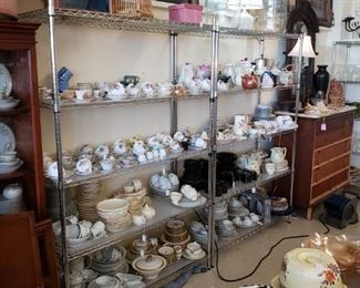 China tea cups and saucers 