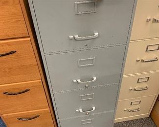 3 filing cabinets