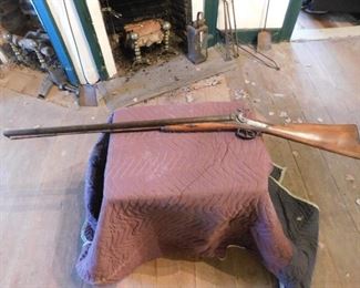 Barker 12 Gauge Double Barrel Percussion Shotgun