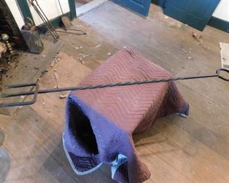 Primitive Iron Fireplace Tool