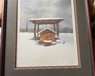 Bob Timberlake "Well at Studio" S/N Print