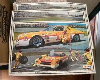 Vintage Nascar Place Mats