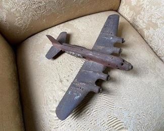 Old Pressed Steel Airplane