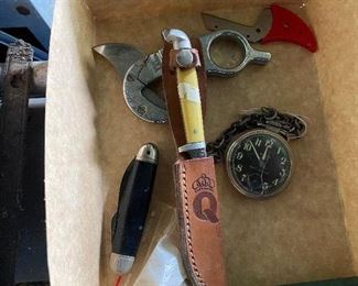 Queen Sheath Knife/Pocket Watch