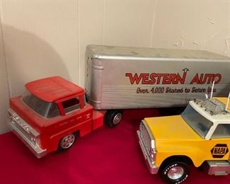 Antique Western Auto Truck and Trailor