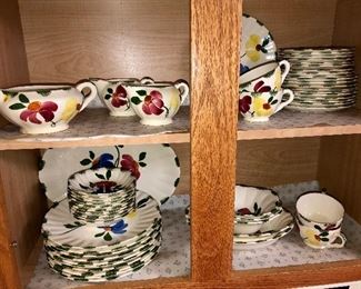 Southern Potteries "Blue Ridge" china set!