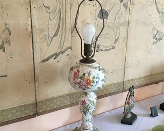 Beautiful antique lamps