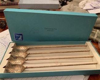 Vintage Tiffany & co. sterling Silver Ice Tea/Straws! We have 2 sets of 4