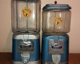 vintage Acorn peanut dispensers
