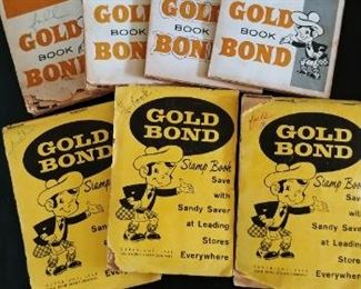 Vintage Gold Bond Saving Stamp Books 