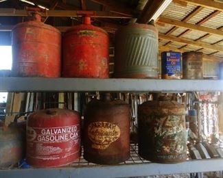 Vintage Gas Cans 