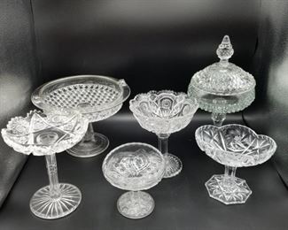 Collection of Vintage Cut & Molded Glassware https://ctbids.com/#!/description/share/317407