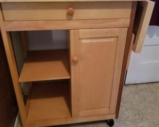 Microwave stand / rolling kitchen island 