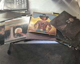 Stack of Vintage Records