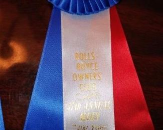Bentley Williamsburg Show award ribbon
