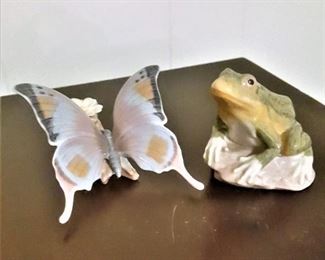 Frog and Butterfly set of two (box available)