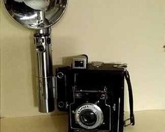 Antique Camera with Flash