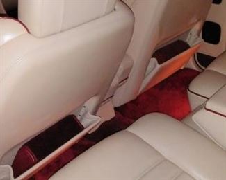 Bentley interior back seats