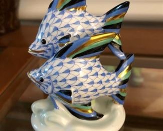 Herend ceramic fish