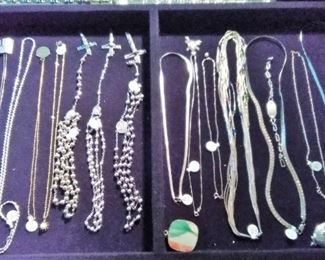 Jewelry - necklaces and Sterling Rosaries