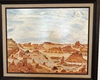 Southwest scene on board