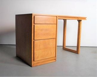 Russel Wright Birch Desk by Conant Ball - MCM at it's finest