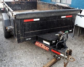 Max XD Tandem Axle Dump Trailer, VIN# 5R8D81227HMO??162, 12' X 7'