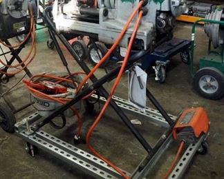 Ridgid Threading Machine Model 300 Compact, Including Reamer, Threader, Cutter, Oiler System, & Dies