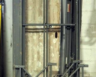 Grabber & Granite Industries Scaffolding - Total Qty 2, Including Safety Rail, Walk Boards, & Casters