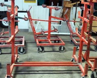 Greenlee Mobile Conduit & Pipe Rack With Casters, Model #332-668, 65" x 58" x 34