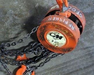 CM 2 Ton Chain Hoist, Series 622