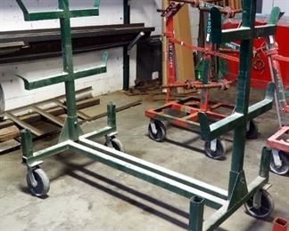 Greenlee Mobile Conduit & Pipe Rack With Casters, Model #332-668, 65" x 58" x 34