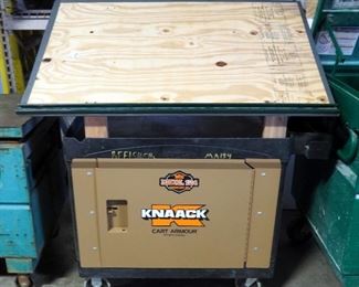 Knaack Armour Secured Storage Cart With Custom Designed Stand, Model #CA-01, 51" x 48" x 27"