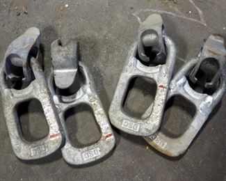 DSC Galvanized 4 Ton Cable Ties, Qty 4