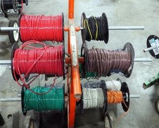 2-Wheeled Wire Caddy, Including Stranded Wire Assortment