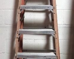 Werner 8' Fiberglass Folding Step Ladder