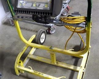 2-Wheel Rolling Portalight, LED Floodlight, 42" x 32" x 28"