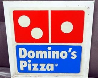 Domino's Pizza Metal Frame Stretched Canvas Wall Art, 17" x 17"