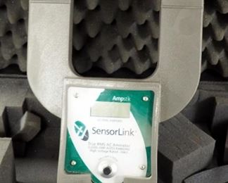 SensorLink Ammeter, 0-2000 AmpAuto Ranging With Hard Side Carrying Case
