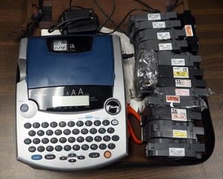 Brother PTouch Electric Labelmakers Qty 2; With Label Tape Cartridges Qty 13 New In Package