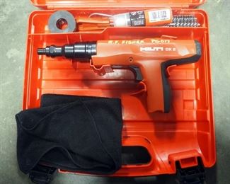 Hilti DX2 Powder Actuated Fastening Tool, Including Carrying Case