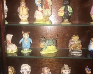 Large collection of "Royal Albert" and "Beatrix Potter" collectible figurines!