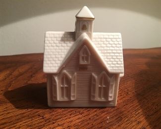 "Lenox" Christmas village church