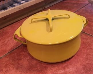Vintage "Dansk" enamel dutch oven pot