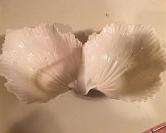 "Lenox" double leaf candy dish