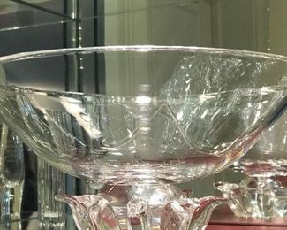 Steuben crystal bowl 13" diameter