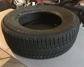 X-ice Michelin 225-65 R16 set of 4 tires with very little wear.