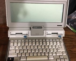 IBM PC convertible model 5140. Very early portable computer
