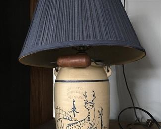 Cedar Swamp Stoneware lamp. Very nice!