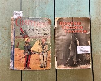 (p.1910) "CHATTERBOX SOLDIERS & SAILORS," and a "HUNTER, TRADER, TRAPPER" magazine (printed in 1913)